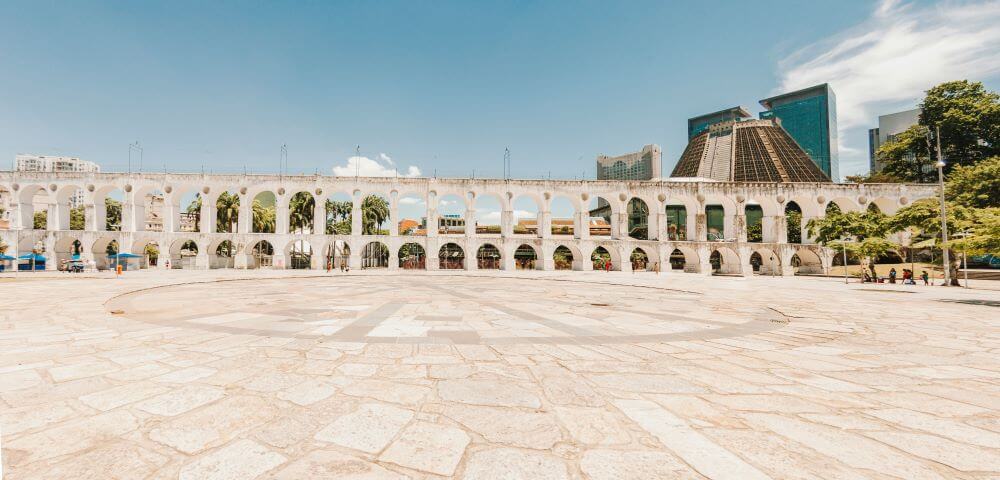 Pontos turísticos no centro do Rio de Janeiro